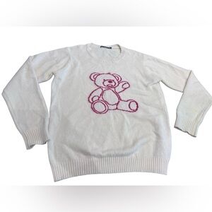 Brandy Melville White Knit Sweater